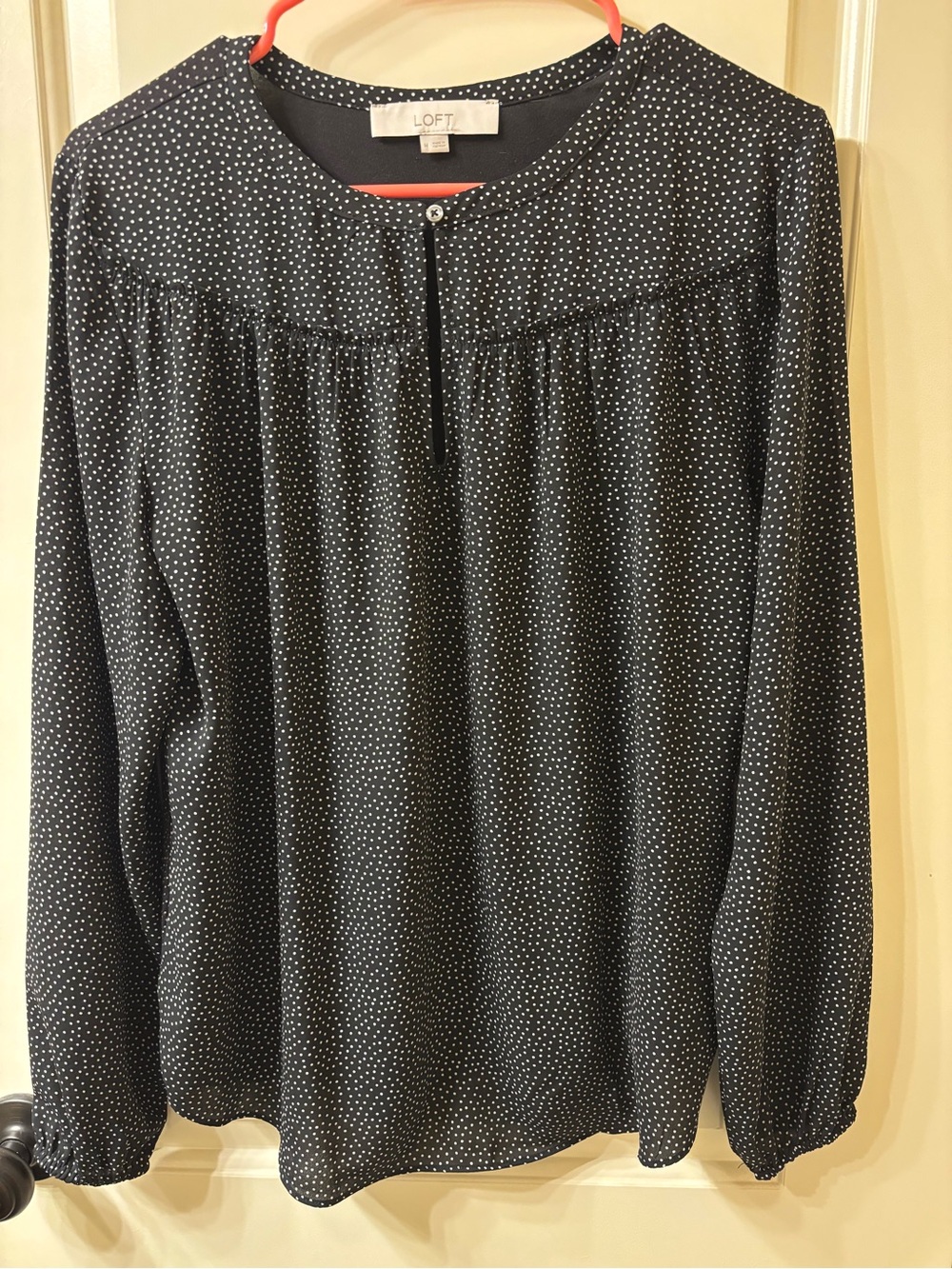 LOFT Mixed Media Blouse